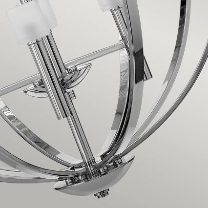 Quintiesse - MONDO LED-rippvalgusti kaabliga 8xG9/3W/230V Ø 71,3 cm läikiv kroom