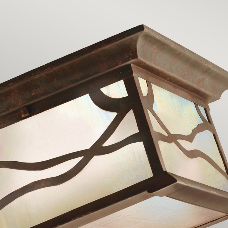 Quintiesse - Välilaelamp MORRIS 2xE27/60W/230V IP44 pronksviimistlusega