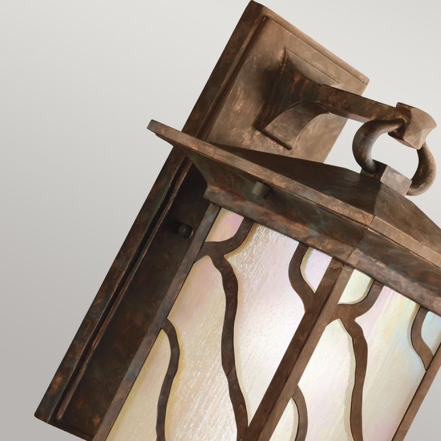 Quintiesse - Välisseinavalgusti MORRIS L 1xE27/60W/230V IP44 pronksvärv