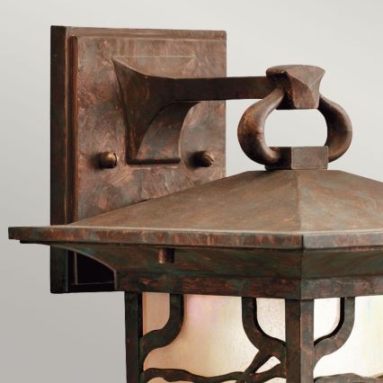 Quintiesse - Välisseinavalgusti MORRIS M 1xE27/60W/230V IP44 pronks