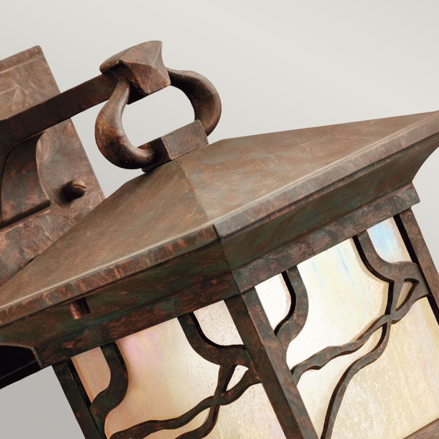 Quintiesse - Välisseinavalgusti MORRIS M 1xE27/60W/230V IP44 pronks