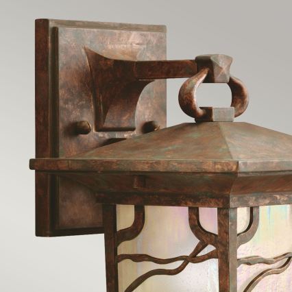 Quintiesse - Välisseinavalgusti MORRIS S 1xE27/60W/230V IP44 pronks