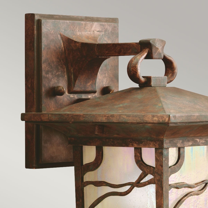 Quintiesse - Välisseinavalgusti MORRIS S 1xE27/60W/230V IP44 pronks