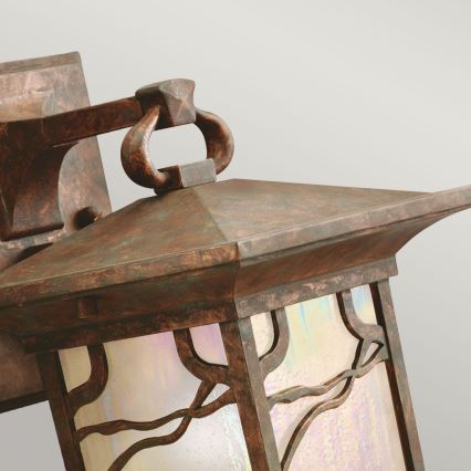 Quintiesse - Välisseinavalgusti MORRIS S 1xE27/60W/230V IP44 pronks