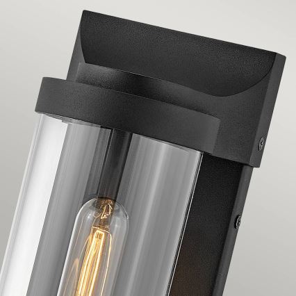 Quintiesse - Välisseinale kinnitatav seinavalgusti PEARSON M 1xE27/60W/230V IP44 must