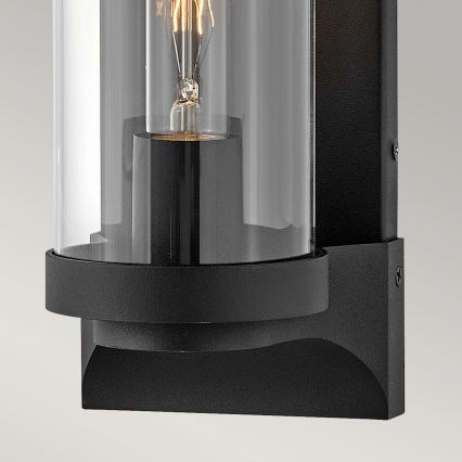 Quintiesse - Välisseinale kinnitatav seinavalgusti PEARSON M 1xE27/60W/230V IP44 must