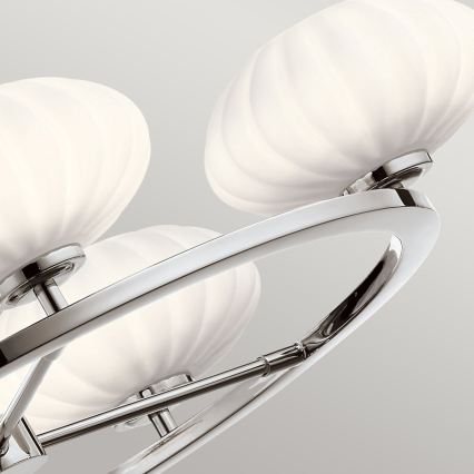 Quintiesse - LED-vannitoa laelamp varrega PIM 5xG9/3W/230V läbimõõt 71,1 cm IP44 läikiv kroom