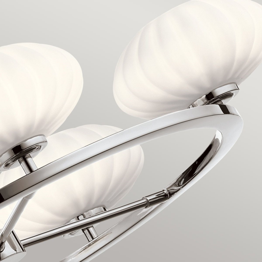 Quintiesse - LED-vannitoa laelamp varrega PIM 5xG9/3W/230V läbimõõt 71,1 cm IP44 läikiv kroom