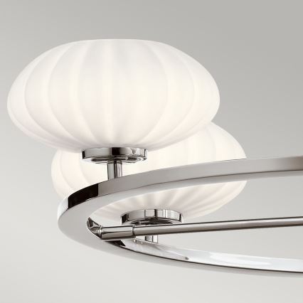 Quintiesse - LED-vannitoa laelamp varrega PIM 5xG9/3W/230V läbimõõt 71,1 cm IP44 läikiv kroom