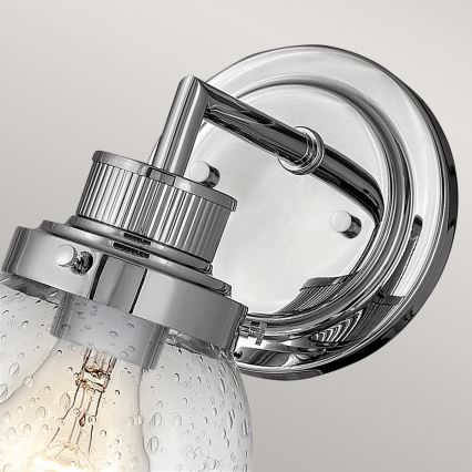 Quintiesse - Vannitoa seinavalgusti POPPY 1xE27/60W/230V IP44 läikiv kroom