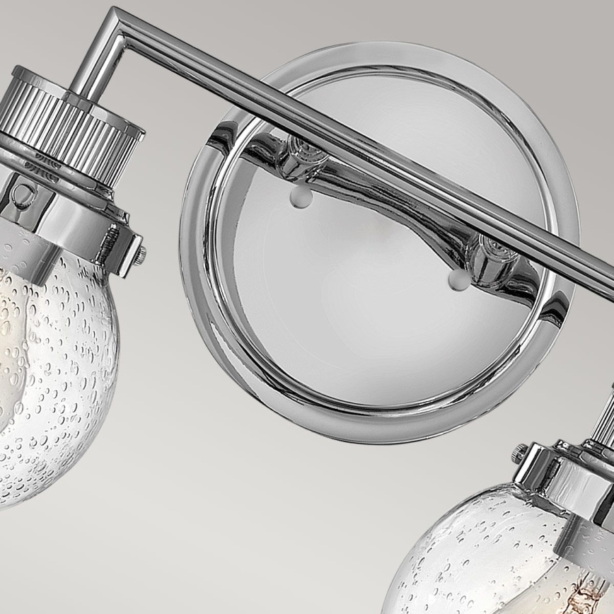 Quintiesse - Vannitoa seinavalgusti POPPY 2xE27/60W/230V IP44 läikiv kroom