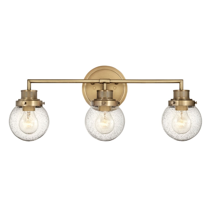 Quintiesse - Vannitoa seinavalgusti POPPY 3xE27/60W/230V IP44 kuldne