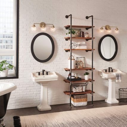 Quintiesse - Vannitoa seinavalgusti POPPY 3xE27/60W/230V IP44 kuldne