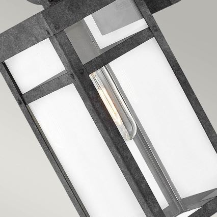 Quintiesse - Väline seinavalgusti PORTER M 1xE27/60W/230V IP44 must