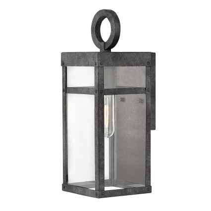 Quintiesse - Väline seinavalgusti PORTER S 1xE27/60W/230V IP44 must
