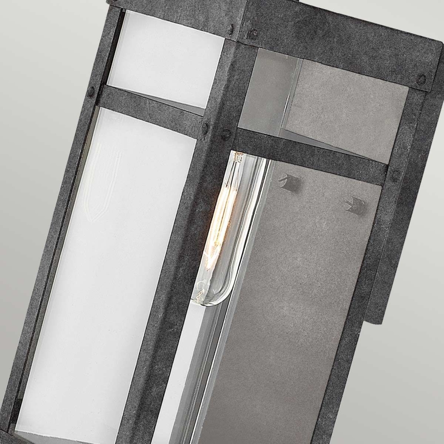 Quintiesse - Väline seinavalgusti PORTER S 1xE27/60W/230V IP44 must