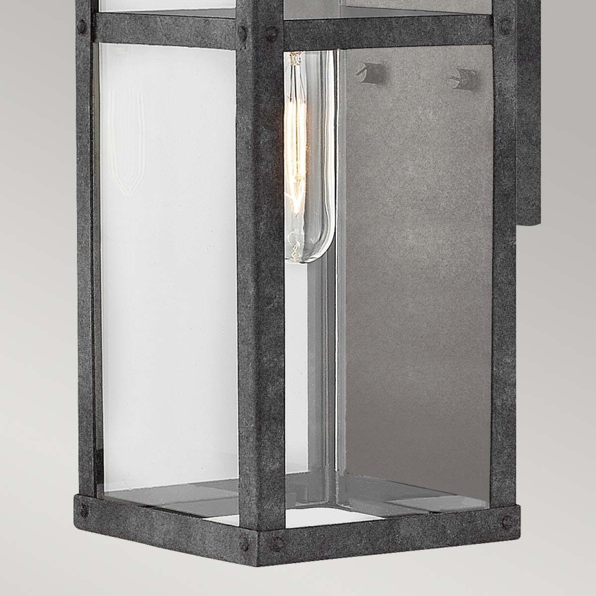 Quintiesse - Väline seinavalgusti PORTER S 1xE27/60W/230V IP44 must