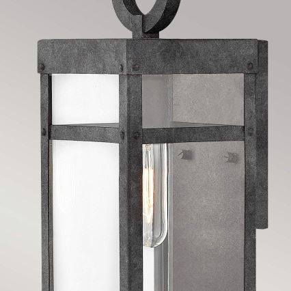 Quintiesse - Väline seinavalgusti PORTER S 1xE27/60W/230V IP44 must