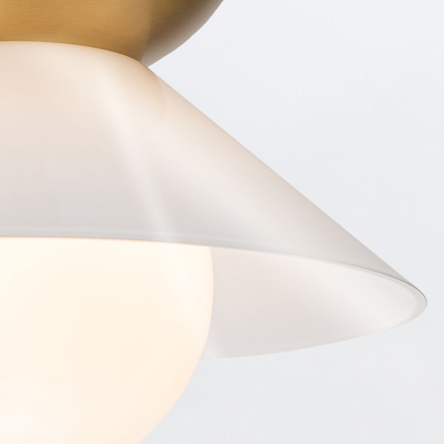 Quintiesse - Laelamp vardaga SAUCER M 1xE27/40W/230V läbimõõt 36,6 cm kuldne
