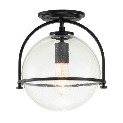 Quintiesse - laelamp SOMERSET 1xE27/60W/230V läbimõõt 28,2 cm must