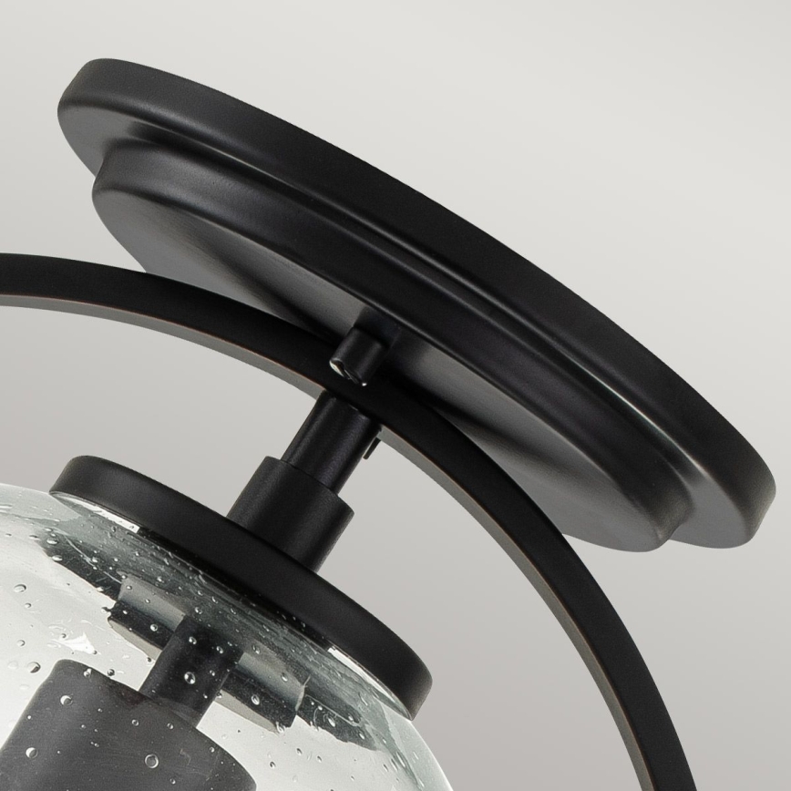 Quintiesse - laelamp SOMERSET 1xE27/60W/230V läbimõõt 28,2 cm must