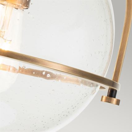 Quintiesse - Laelamp SOMERSET 1xE27/60W/230V läbimõõt 28,2 cm kuldne