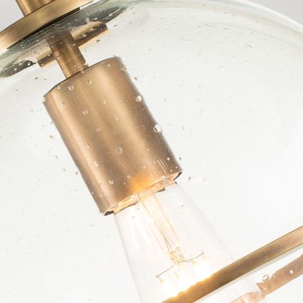 Quintiesse - Laelamp SOMERSET 1xE27/60W/230V läbimõõt 28,2 cm kuldne