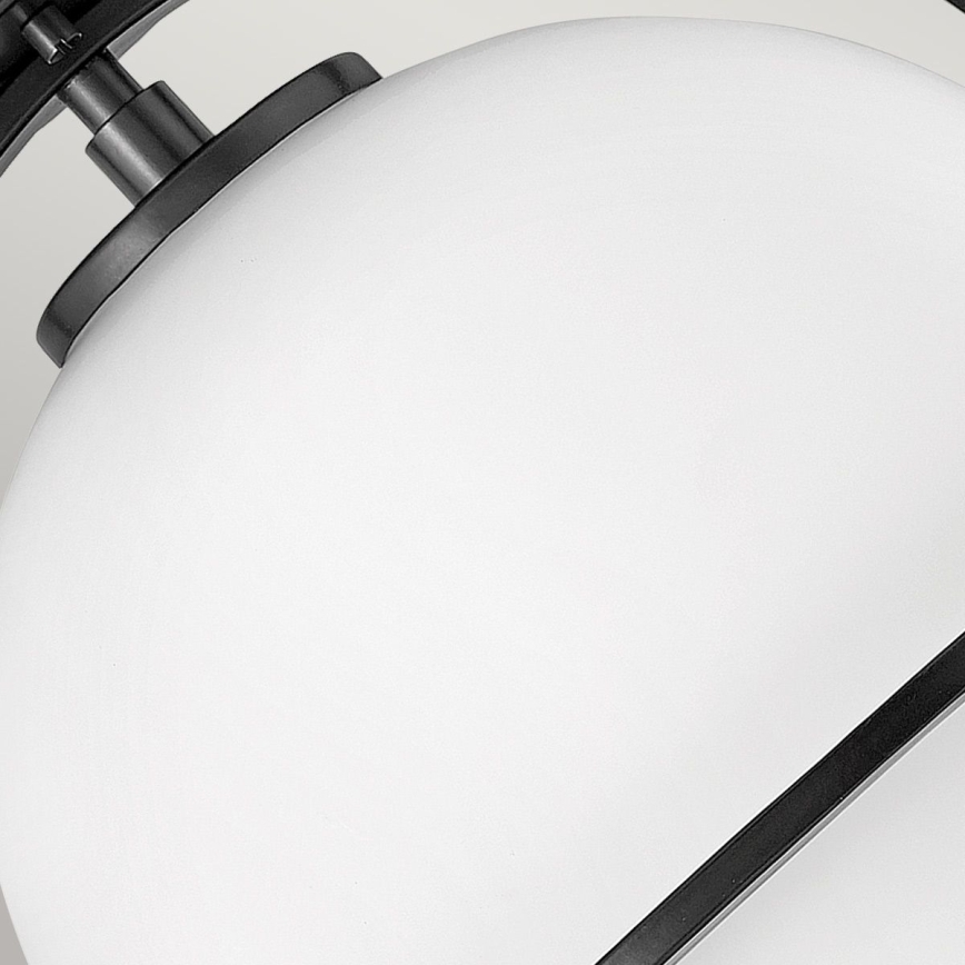 Quintiesse - laelamp SOMERSET 1xE27/60W/230V, läbimõõt 28,2 cm, must