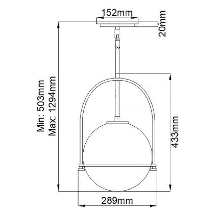 Quintiesse - Laelamp varrega SOMERSET 1xE27/60W/230V, läbimõõt 28,9 cm, must