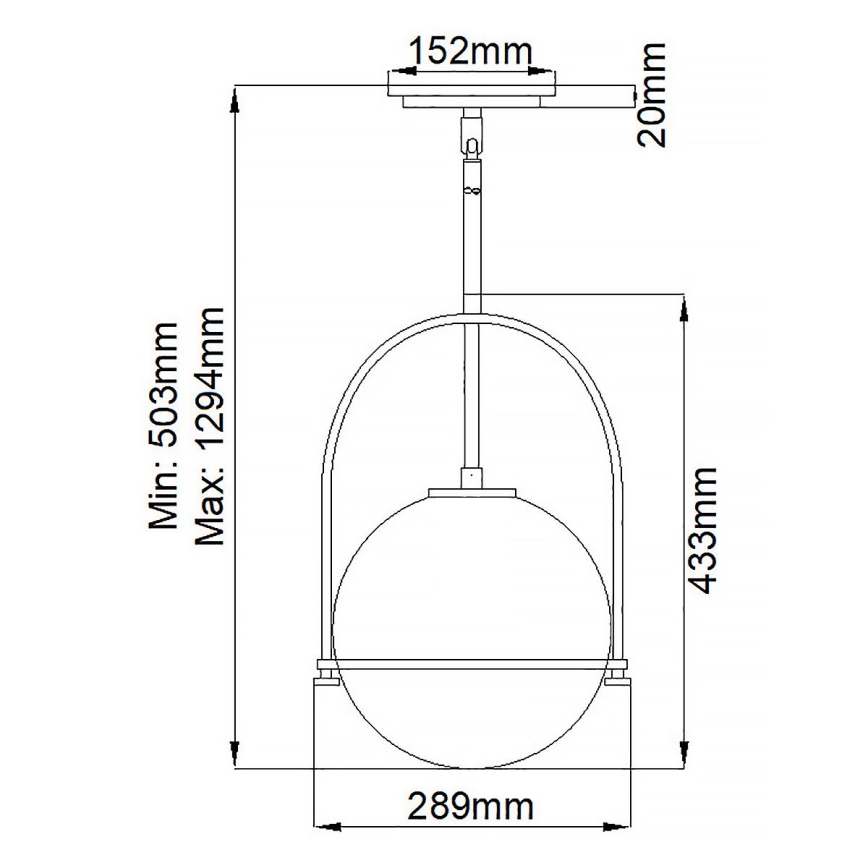Quintiesse - Laelamp varrega SOMERSET 1xE27/60W/230V, läbimõõt 28,9 cm, must