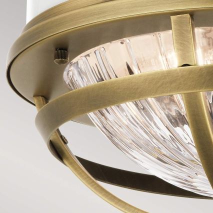 Quintiesse - laelamp TOLLIS 2xE27/40W/230V Ø 30,5 cm kuldne