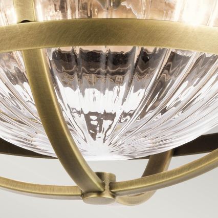 Quintiesse - laelamp TOLLIS 2xE27/40W/230V Ø 30,5 cm kuldne
