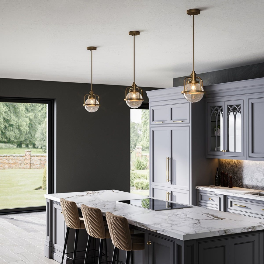 Quintiesse - välisvalgusti postile TRIOCENT 1xE27/40W/230V, läbimõõt 24 cm, IP44, pronks