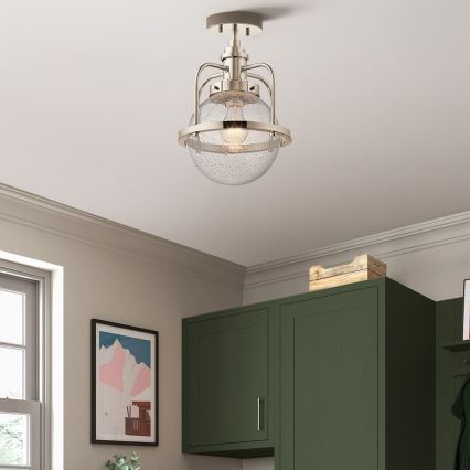 Quintiesse - Välisvalgusti varrega TRIOCENT 1xE27/40W/230V IP44 läikiv kroom