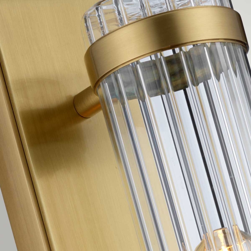 Quintiesse - Vannitoa seinavalgusti WELLINGTON 1xE27/60W/230V IP44 kuldne