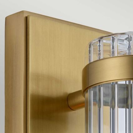 Quintiesse - Vannitoa seinavalgusti WELLINGTON 1xE27/60W/230V IP44 kuldne