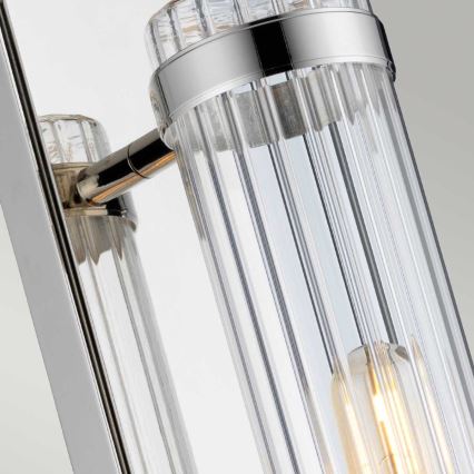 Quintiesse - Vannitoa seinavalgusti WELLINGTON 1xE27/60W/230V IP44 läikiv kroom