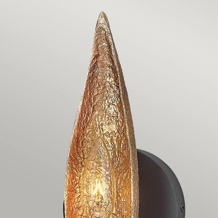 Quintiesse - Seinavalgusti WILLOW 1xE14/40W/230V kuldne/must