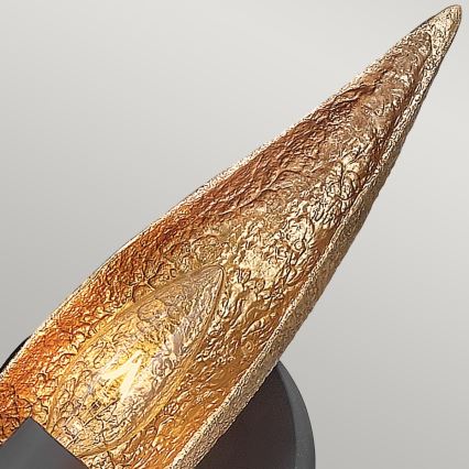 Quintiesse - Seinavalgusti WILLOW 1xE14/40W/230V kuldne/must