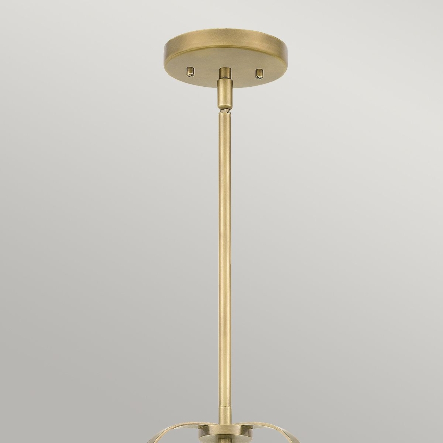 Quintiesse - Lühter varrega WIMBERLEY 3xE27/60W/230V läbimõõt 35,6 cm kuldne