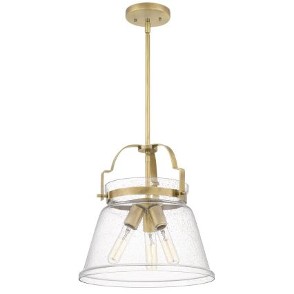 Quintiesse - Lühter varrega WIMBERLEY 3xE27/60W/230V läbimõõt 35,6 cm kuldne