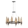 Quintiesse - Rippvalgusti kaabliga WILLOW 6xE14/40W/230V läbimõõt 61 cm kuldne/must