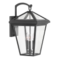 Quintiesse - Välisseinale kinnitatav seinavalgusti ALFORD L 3xE14/40W/230V IP44 must