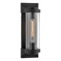 Quintiesse - Välisseinale kinnitatav seinavalgusti PEARSON M 1xE27/60W/230V IP44 must