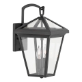 Quintiesse - Välisseinavalgusti ALFORD S 2xE14/40W/230V IP44 must