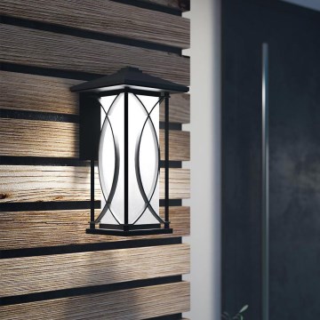 Quintiesse - välisseinavalgusti ASHBERN M 1xE27/60W/230V IP44 must