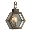 Quintiesse - Välisseinavalgusti HEATH M 1xE27/60W/230V IP44 pronksviimistlus