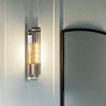 Quintiesse - Vannitoa seinavalgusti WELLINGTON 1xE27/60W/230V IP44 läikiv kroom