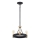 Quintiesse - Varrega rippvalgusti SILAS 3xE27/60W/230V läbimõõt 42,2 cm must/kuldne