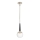 Quintiesse - varsiga rippvalgusti MARILYN 1xE27/60W/230V Ø 19,5 cm läikiv kroom/must